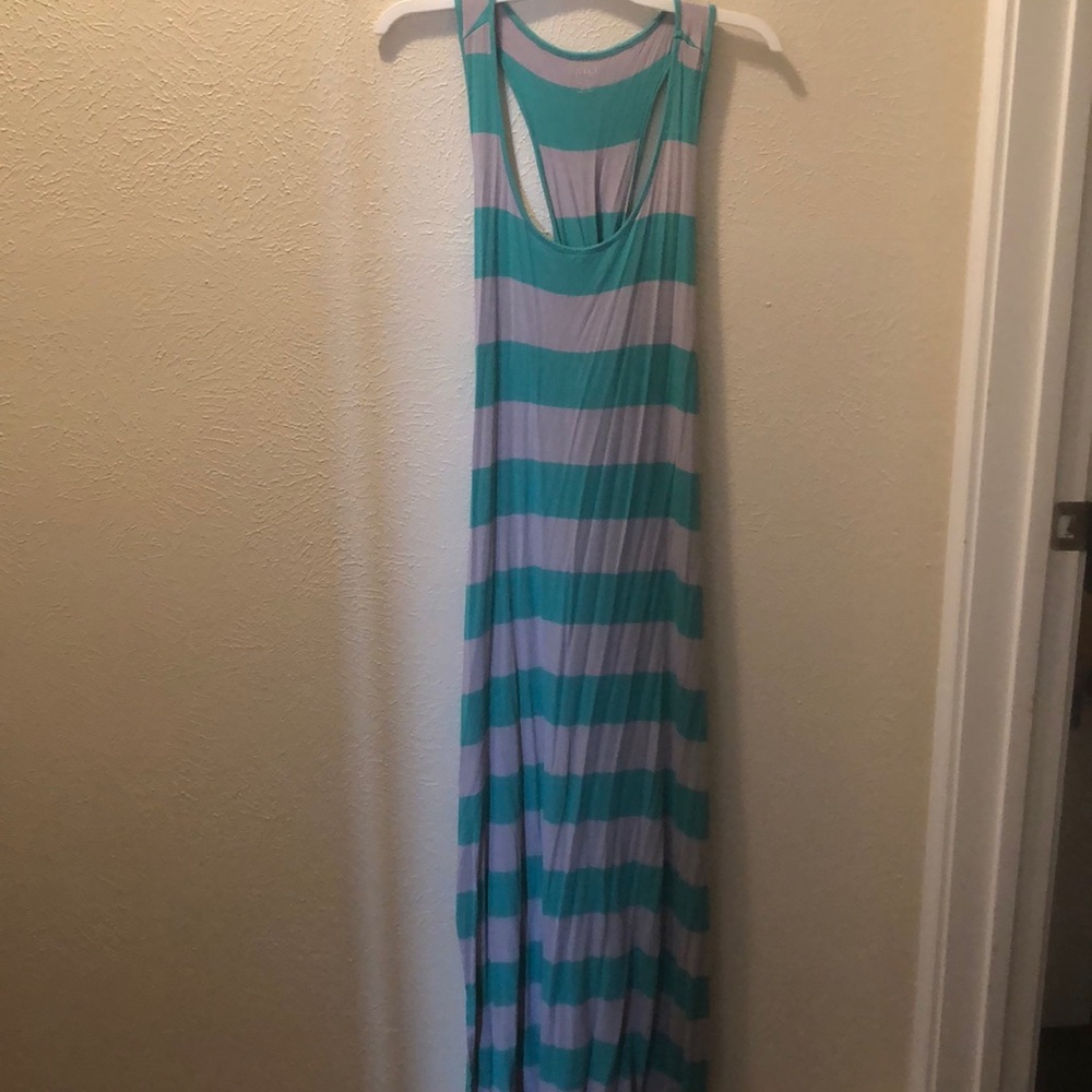 Striped maxi dress